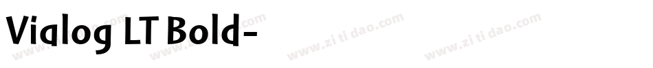 Vialog LT Bold字体转换